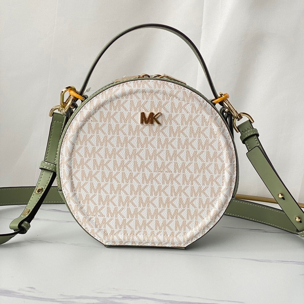 Michael Kors Delaney White Logo Crossbody Bag - Picture 4 of 6